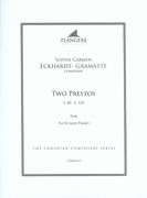 Two Prestos, E. 89, E. 129 : For Flute and Piano / edited by Brian McDonagh.