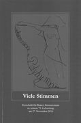 Viele Stimmen : Festschrift Für Reiner Zimmermann Zu Seinem 75. Geburtstag Am. 27 Nov. 2016.