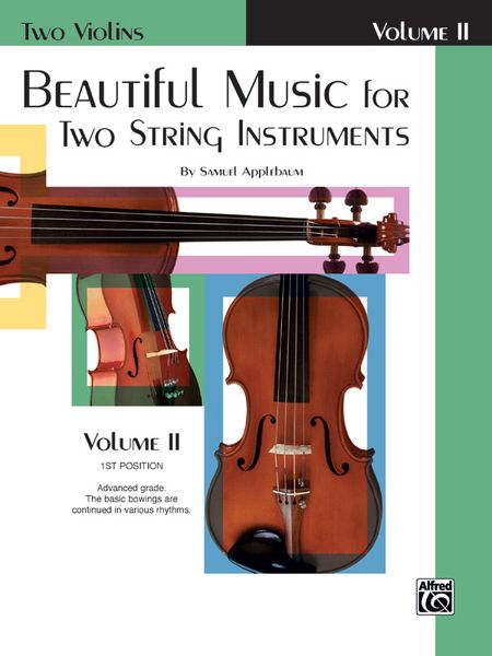 Beautiful Music For Two String Instruments : Violin, Vol. 2.