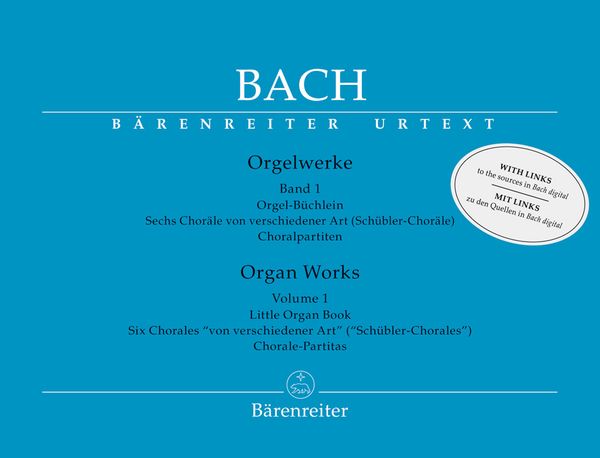 Organ Works, Vol. 1 : Little Organ Book; Six Chorales Vonverschiedener Art; Chorale - Partitas.