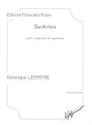 Seikilos : Pour Soprano Et Guitare (2017).