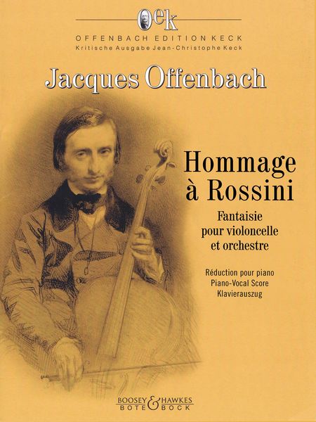 Hommage A Rossini : Fantaisie Pour Violoncelle Et Orchestre - Piano reduction.