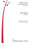 Ave Maria : Für Alt, Violine und Orgel (1915).