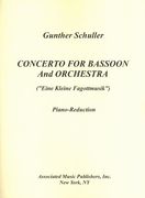 Concerto : For Bassoon and Orchestra (Eine Kleine Fagottmusik) - Piano reduction.