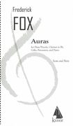Auras : For Flute/Piccolo, Clarinet, Cello, Percussion and Piano (1988).