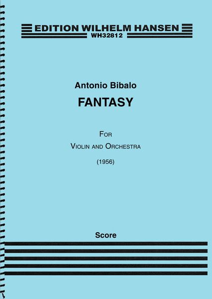 Fantasy : For Violin and Orchestra (1956).