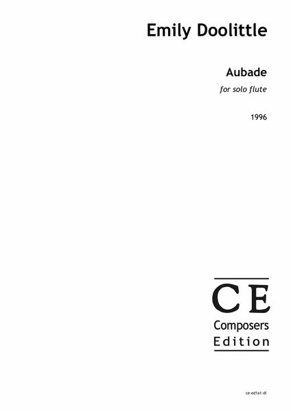 Aubade : For Solo Flute (1996).
