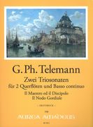 Zwei Triosonaten : Für Zwei Querflöten und Basso Continuo / edited by Winfried Michel.