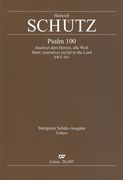 Psalm 100 : Jauchzet Dem Herren, Alle Welt, SWV 493 : Für 8 Stimmen und Generalbass.