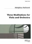 Three Meditations : For Viola and Orchestra.