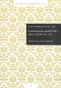 Cuartetos De Cuerda, Vol. 1 : Opera 2 (1774), L150-L155 / edited by Raúl Angulo Díaz.