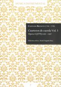 Cuartetos De Cuerda, Vol. 3 : Opera 4 (1775), L162-L167 / edited by Raúl Angulo Díaz.