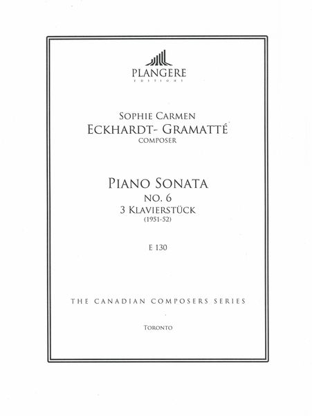 Piano Sonata No. 6, E. 130 : 3 Klavierstücke (1951-52) / edited by Brian McDonagh.