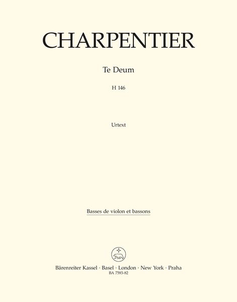 Te Deum, H 146 [Cello Part].