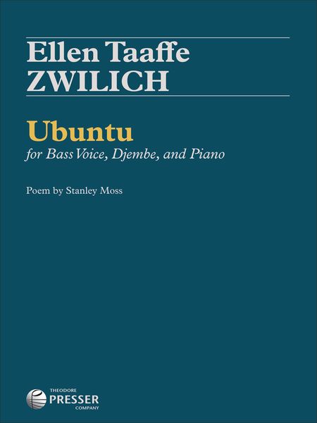 Ubuntu : For Bass Voice, Djembe and Piano (2017).