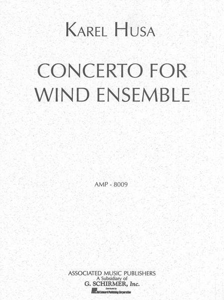 Concerto : For Wind Ensemble.