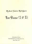 For Piano (I & II).