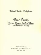 Four Poems From Neue Gedichte : For Tenor and Piano (1971).
