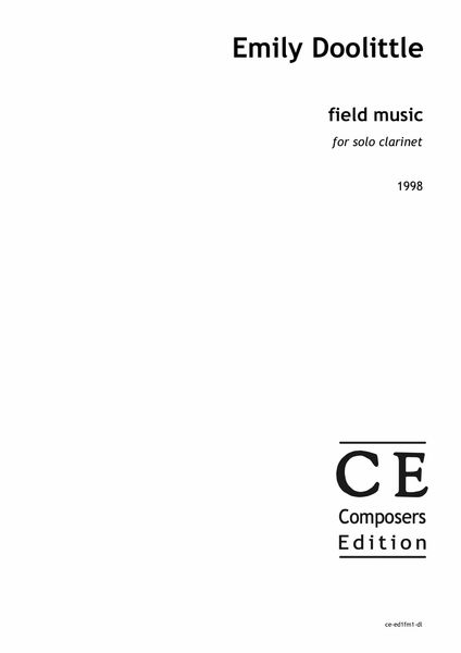 Field Music : For Solo Clarinet (1998).