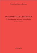 Due Sonetti Del Petrarca - II. Benedetto Sia 'L Giorno E 'L Mese E l'Anno : Per Canto E Pianoforte.