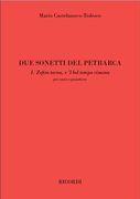Due Sonetti Del Petrarca - I. Zefiro Torna, E 'L Bel Tempo Rimena : Per Canto E Pianoforte.