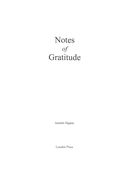 Notes of Gratitude : For Solo Piano.
