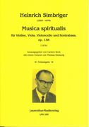 Musica Spiritualis, Op. 136 : Für Violine, Viola, Violoncello und Kontrabass (1976).