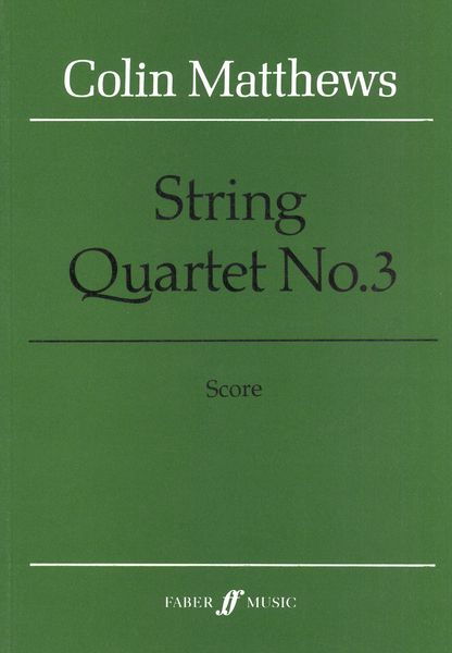 String Quartet No. 3 (1993-94).