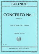 Concerto No. 1, Op. 1 : For Violin and Piano / edited by Tyrone Greive.