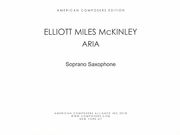 Aria : For Saxophone Quartet (2018).
