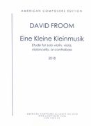 Kleine Kleinmusik : Etude For Solo Violin, Viola, Violoncello Or Contrabass (2018).