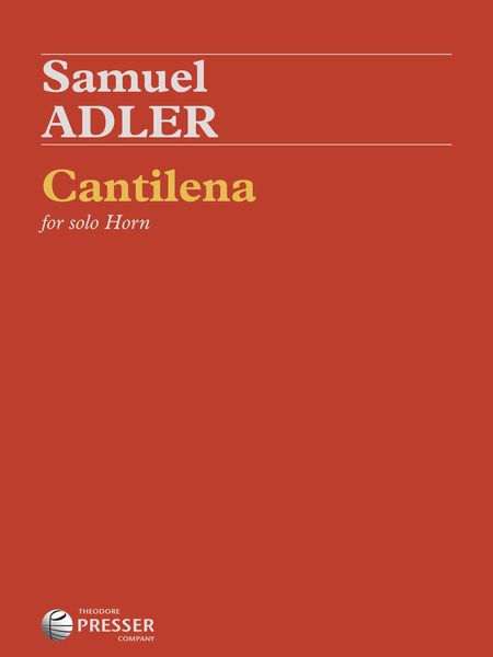 Cantilena : For Solo Horn.