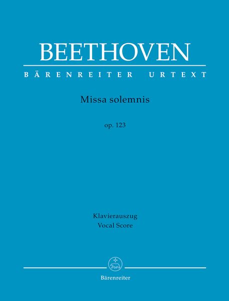 Missa Solemnis, Op. 123 / edited by Barry Cooper.