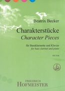 Character Pieces : For Bass Clarinet and Piano.