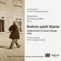 Brahms Spielt KlavierAufgenommen Im Hause Fellinger 1899.
