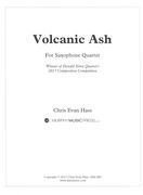 Volcanic Ash : For Saxophone Quartet.