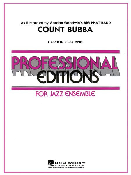 Count Bubba : For Jazz Ensemble.