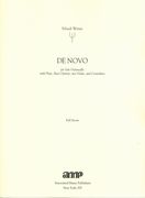 De Novo : For Solo Violoncello With Flute, Bass Clarinet, Two Violas and Contrabass (1971).