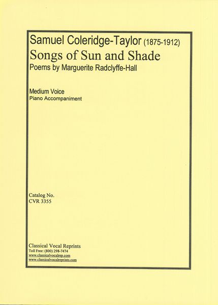 Songs of Sun and Shade : For Medium Voice and Piano.