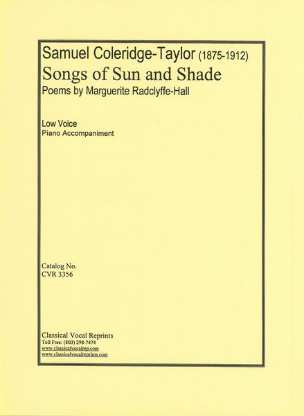 Songs of Sun and Shade : For Low Voice and Piano.