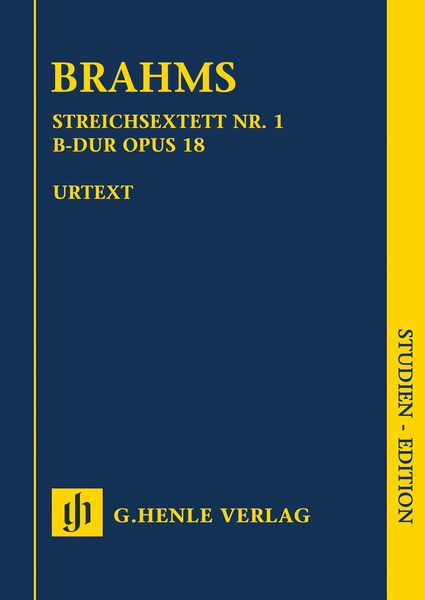 Streichsextett Nr. 1 B-Dur, Op. 18 / edited by Katrin Eich.