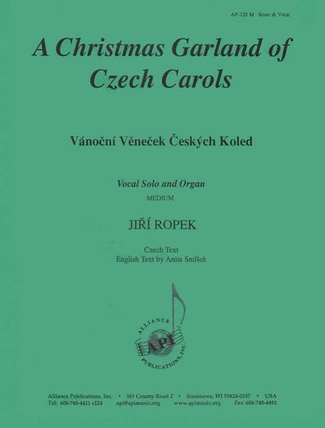 Christmas Garland of Czech Carols : For Medium Voice.