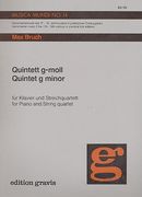 Quintett G-Moll : Für Klavier und Streichquartett.