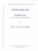 Capriccio : For Violin and Seven Instruments (1977).
