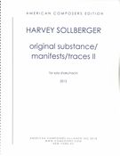 Original Substance/Manifests/Traces II : For Solo Shakuhachi (2012).