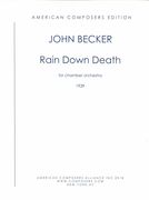 Rain Down Death : For Chamber Orchestra (1939).