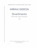 Divertimento : For Woodwind Quartet (1957).