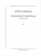 Canonical Variations : For String Quartet (1994).