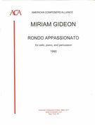 Rondo Appassionato : For Cello, Piano and Percussion (1990).