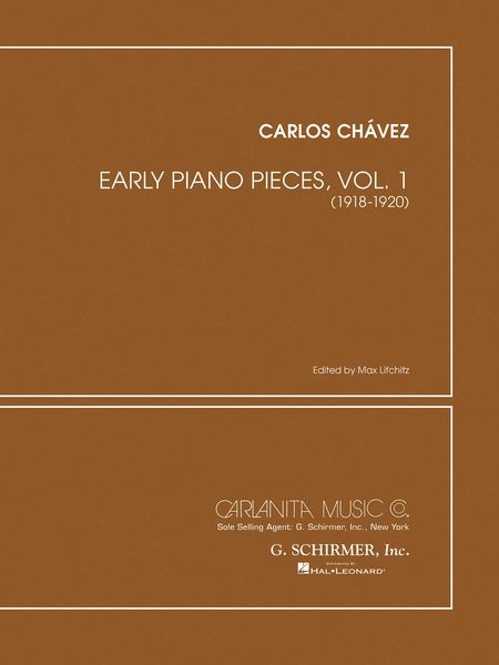 Early Piano Pieces, Vol. 1 (1918-1920).